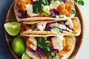 Buffalo Cauliflower Tacos Recipe