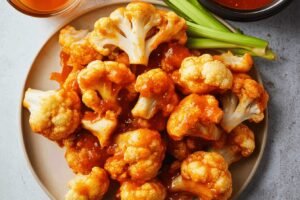 Crispy Air Fryer Buffalo Cauliflower Recipe