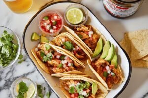 Easy Instant Pot Chicken Tacos Recipe