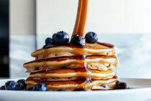 Fluffy Blueberry Pancakes Recipe