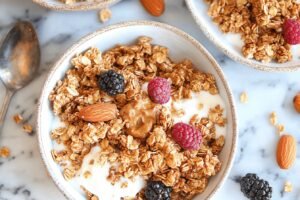Homemade Almond Butter Granola Recipe
