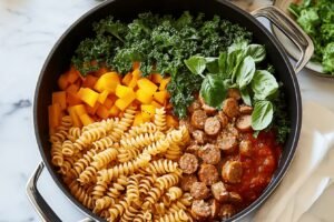 One Pot Sausage Pasta Recipe Delight