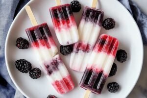 Berry Coconut Rocket Pops Recipe