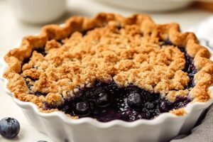 Blueberry Crumble Pie Recipe