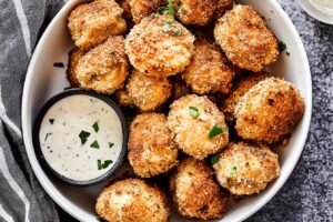Crispy Air Fryer Mushrooms Recipe