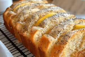 Lemon Poppy Seed Pull Apart Bread