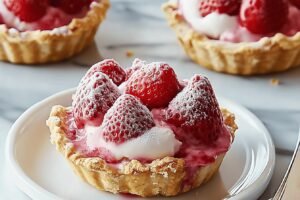 Mini Strawberry Ice Cream Pies Recipe