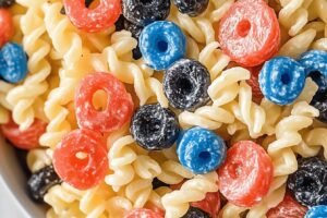 Red White and Blue Pasta Salad Recipe