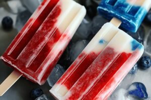 Red White and Blue Popsicles Recipe