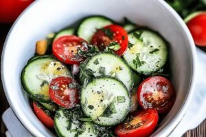 Refreshing Cucumber Tomato Salad Recipe