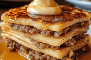 Sausage Pancake Breakfast Casserole Recipe
