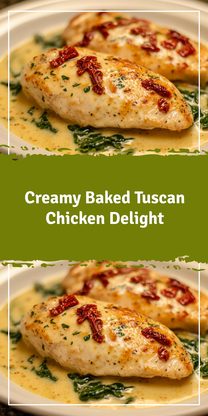 Baked Tuscan Chicken Delight