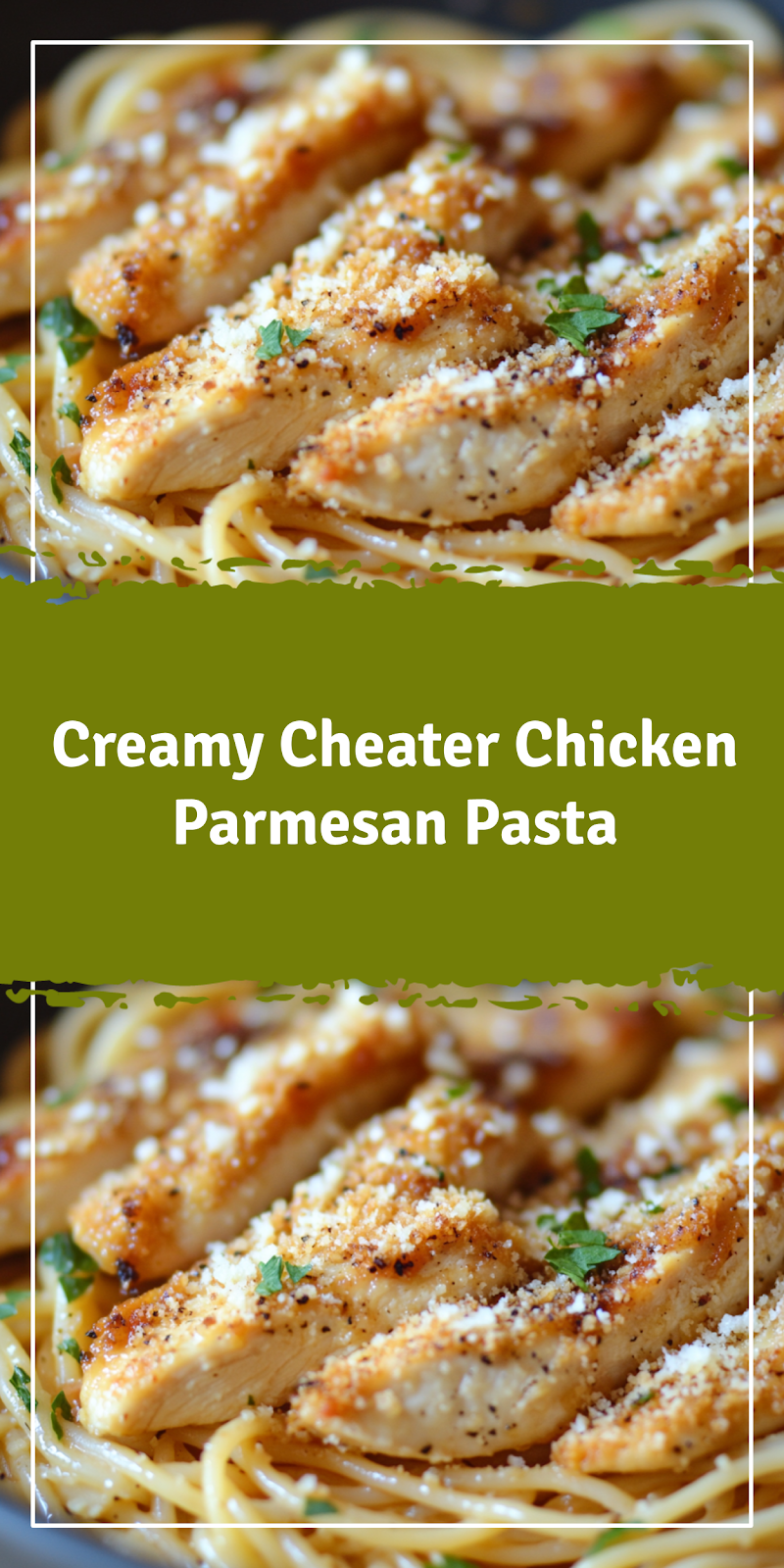 Cheater Chicken Parmesan Pasta