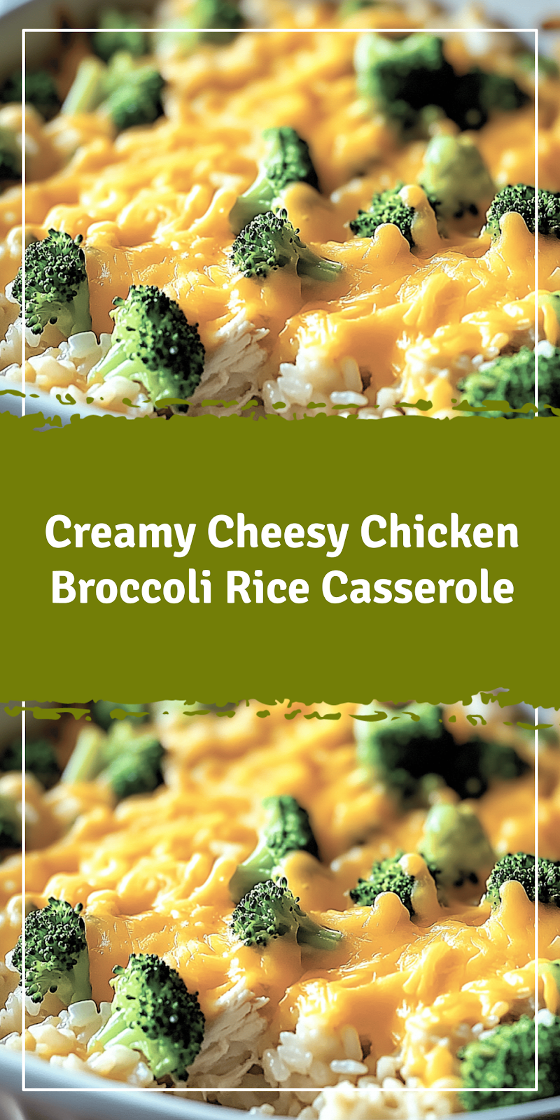 Cheesy Chicken Broccoli Rice Casserole Recipe