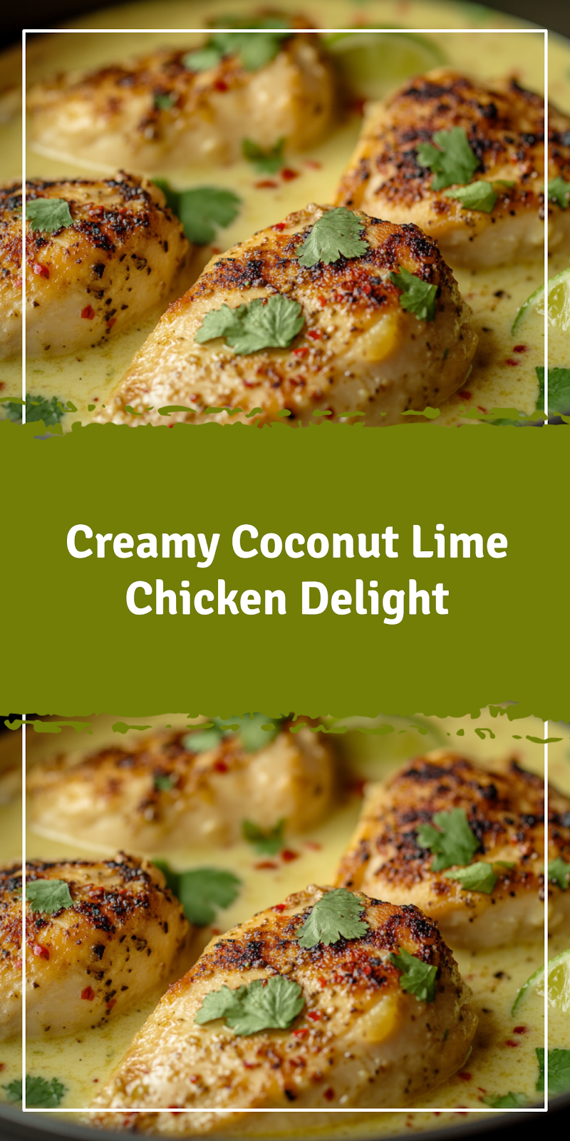 Creamy Coconut Lime Chicken Dish