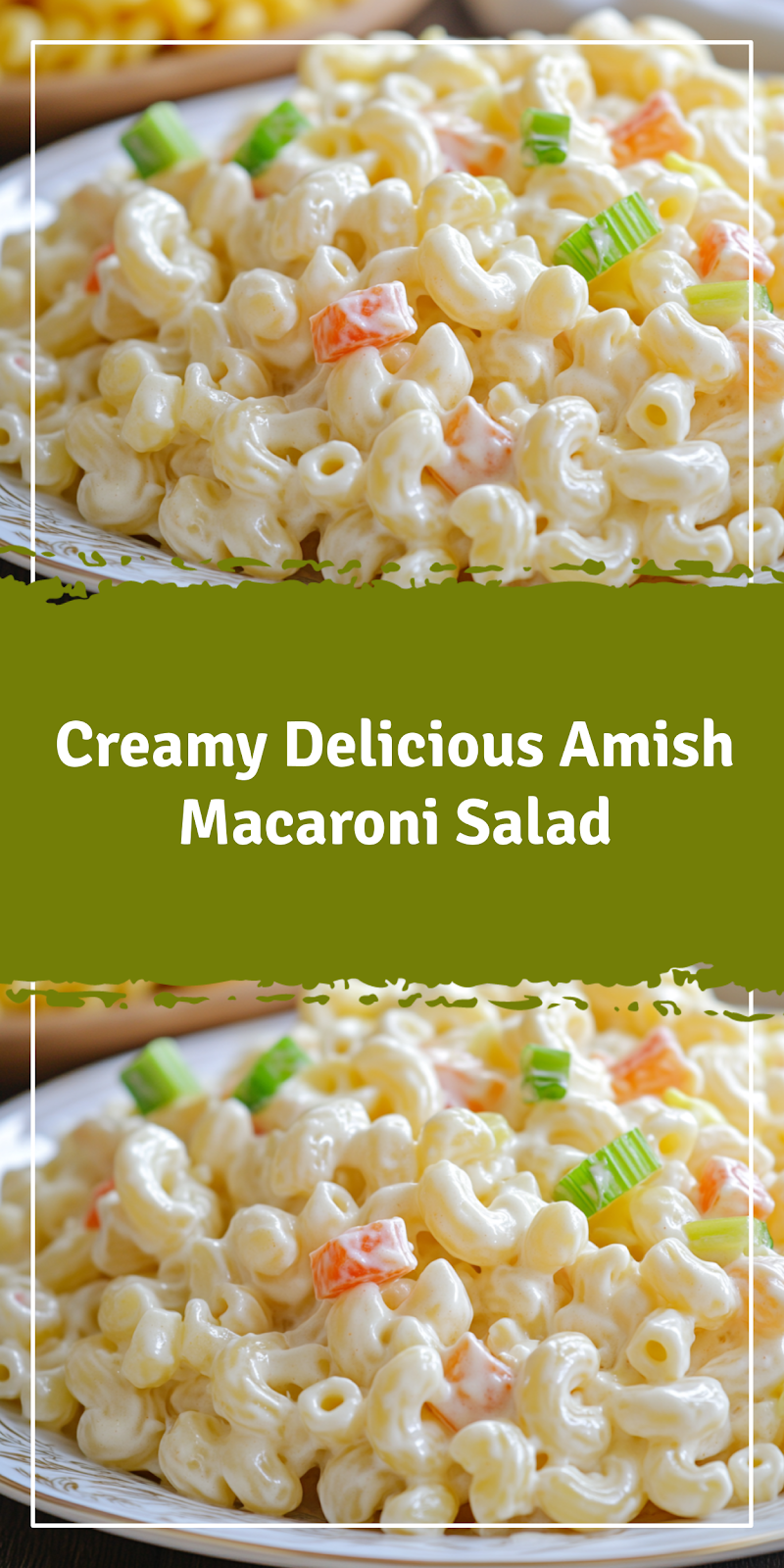 Amish Macaroni Salad Recipe