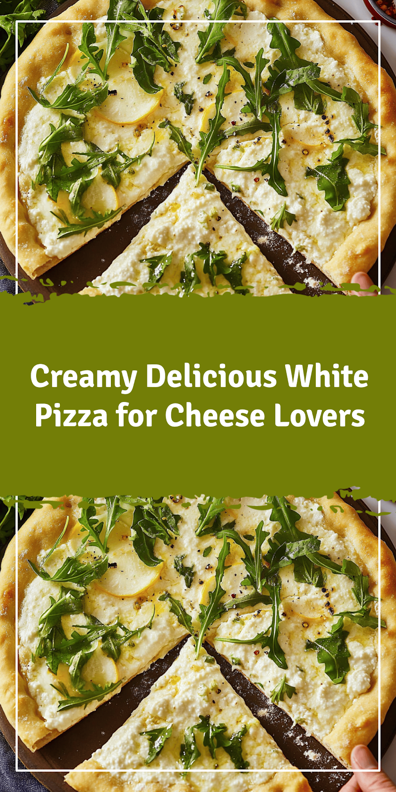 Delicious White Pizza Recipe for Cheese Lovers