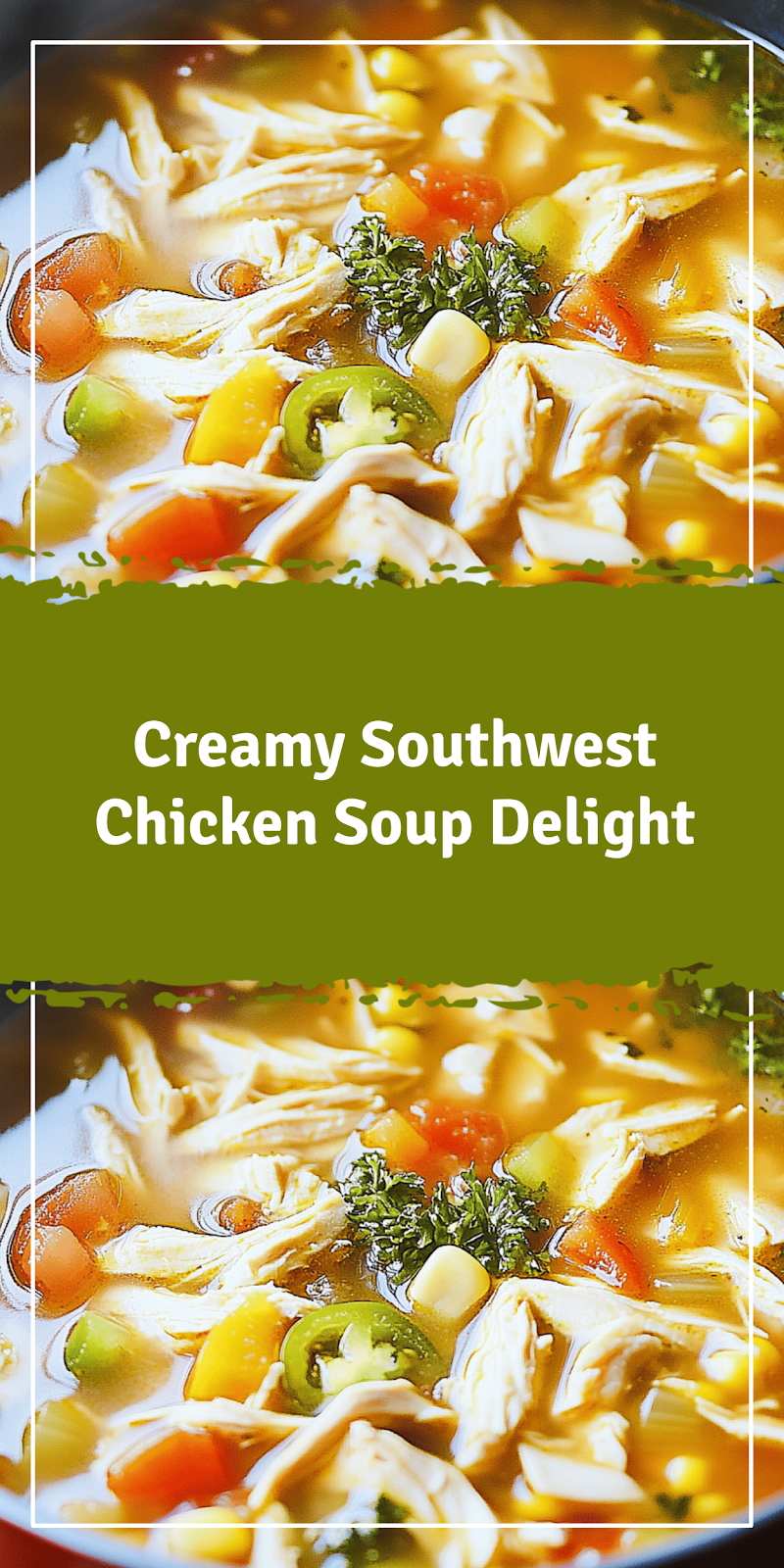 Southwest Chicken Soup Recipe Delight