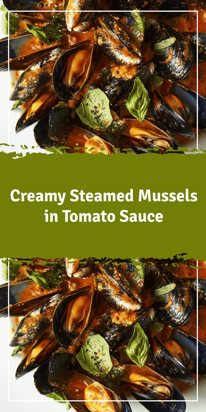 Steamed Mussels in Tomato Cream Sauce Recipe