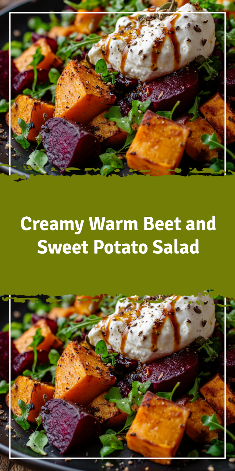 Warm Beet and Sweet Potato Salad