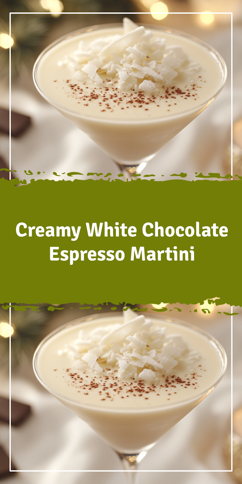 White Chocolate Espresso Martini