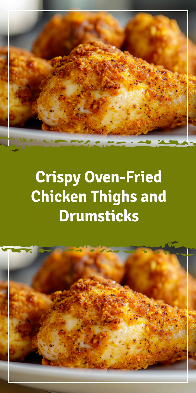 Oven-Fried Chicken Thighs and Drumsticks