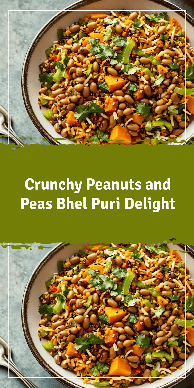 Peanuts and Peas Bhel Puri Recipe Delight