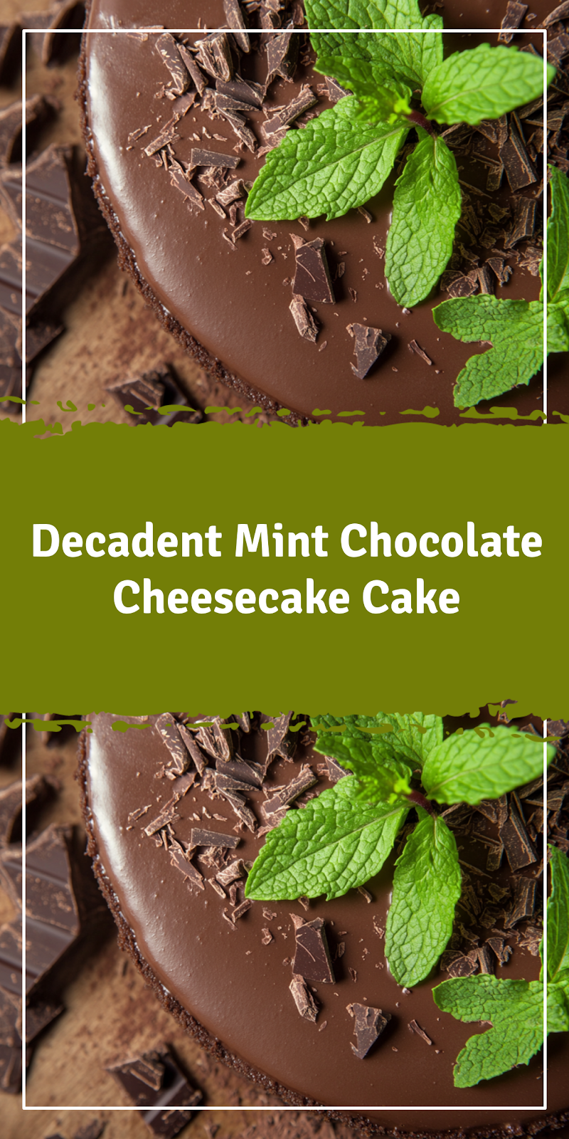 Mint Chocolate Cheesecake Cake