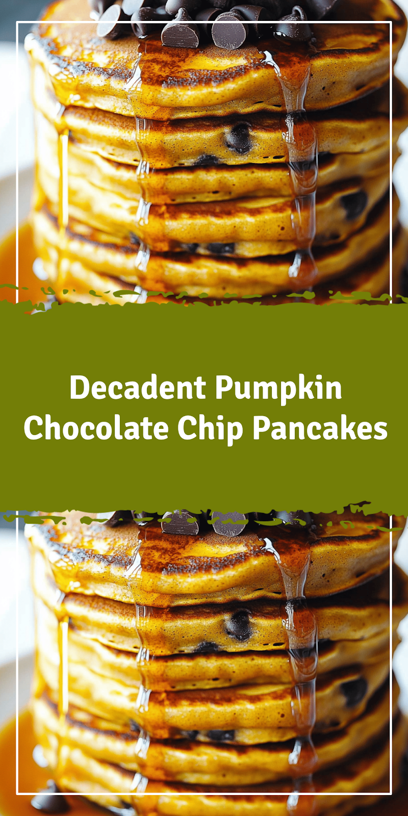 Pumpkin Chocolate Chip Pancakes Recipe