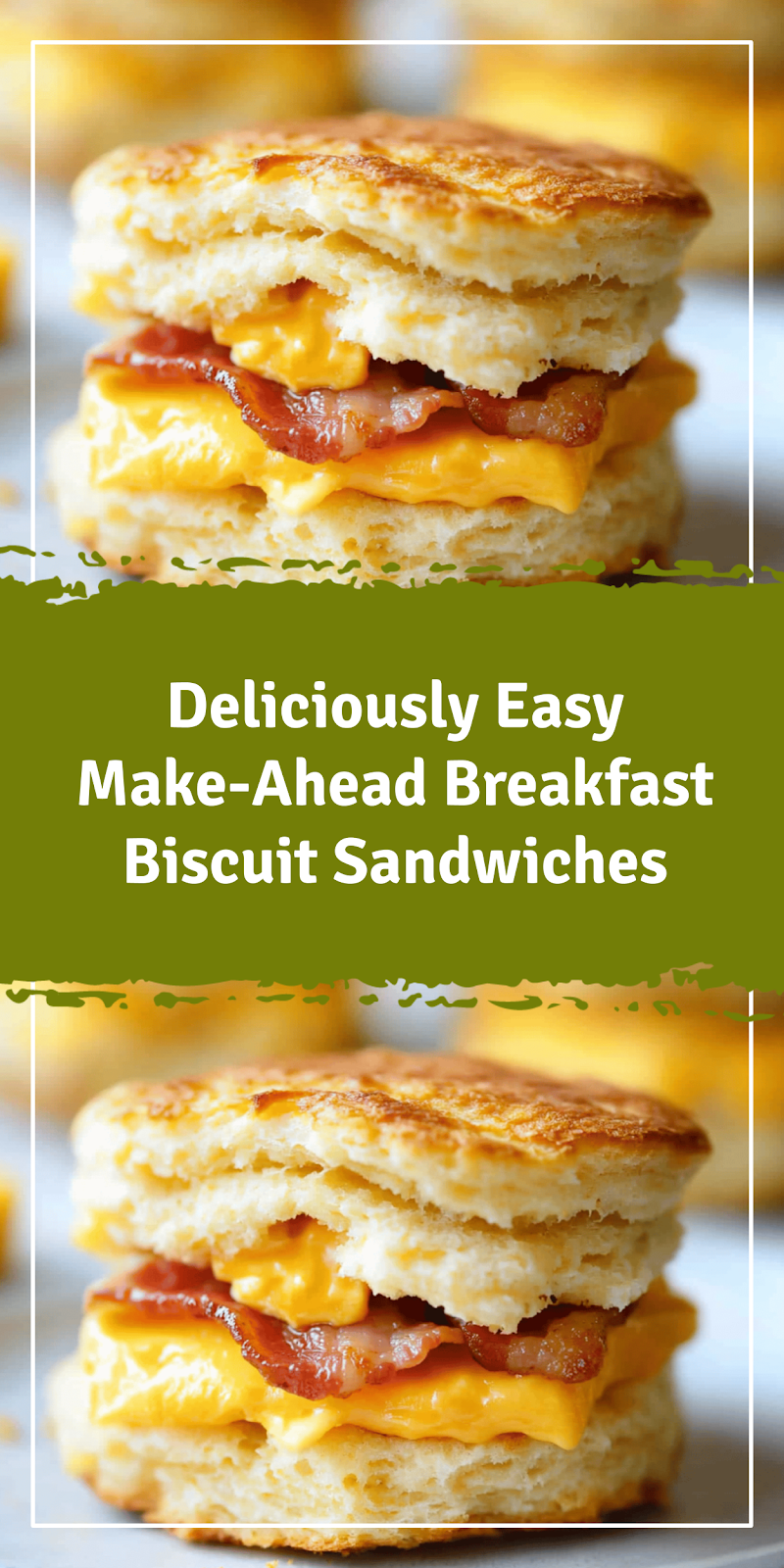 Make-Ahead Breakfast Biscuit Sandwiches Recipe