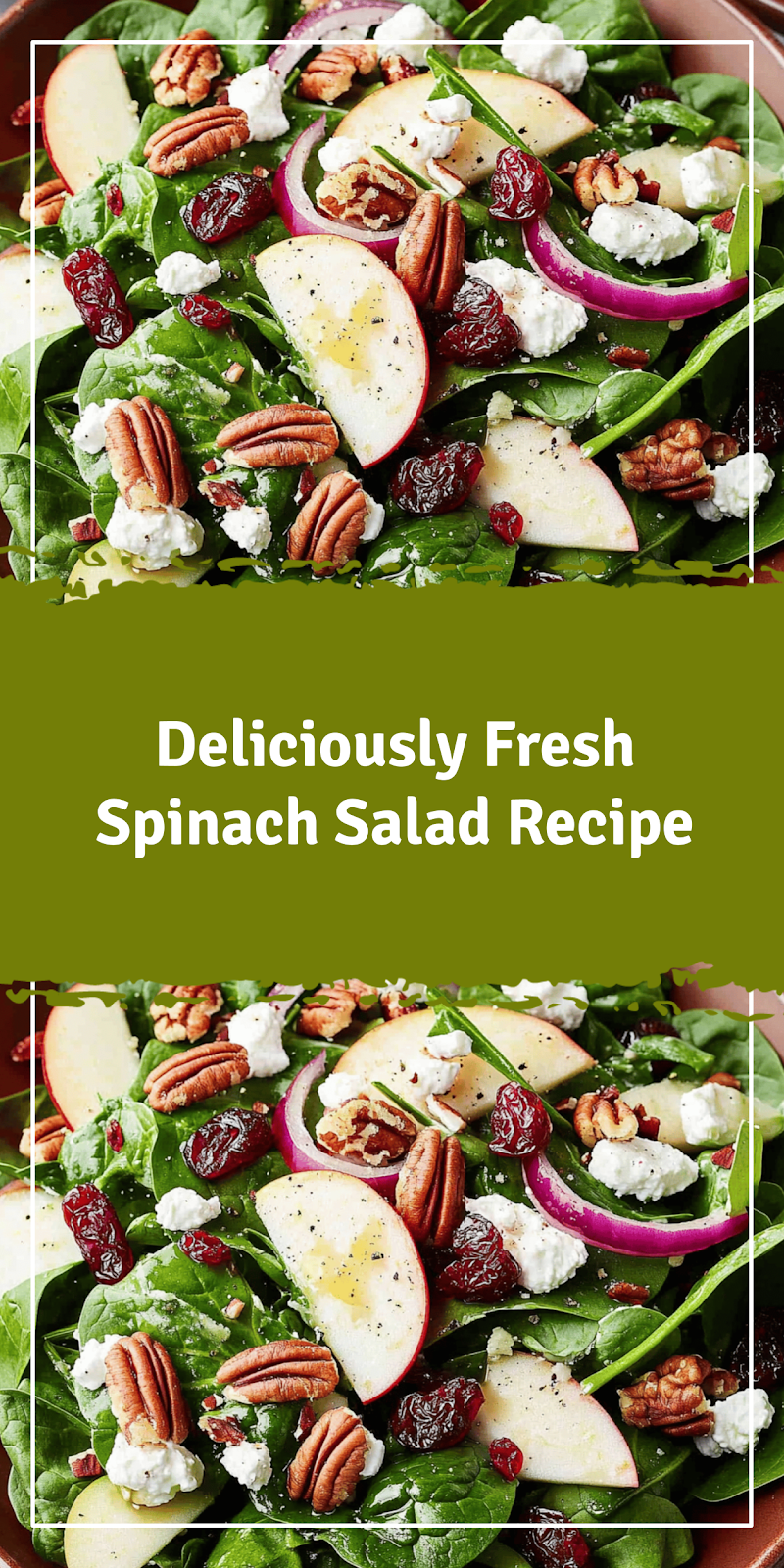 Delicious Spinach Salad Recipe for Any Occasion