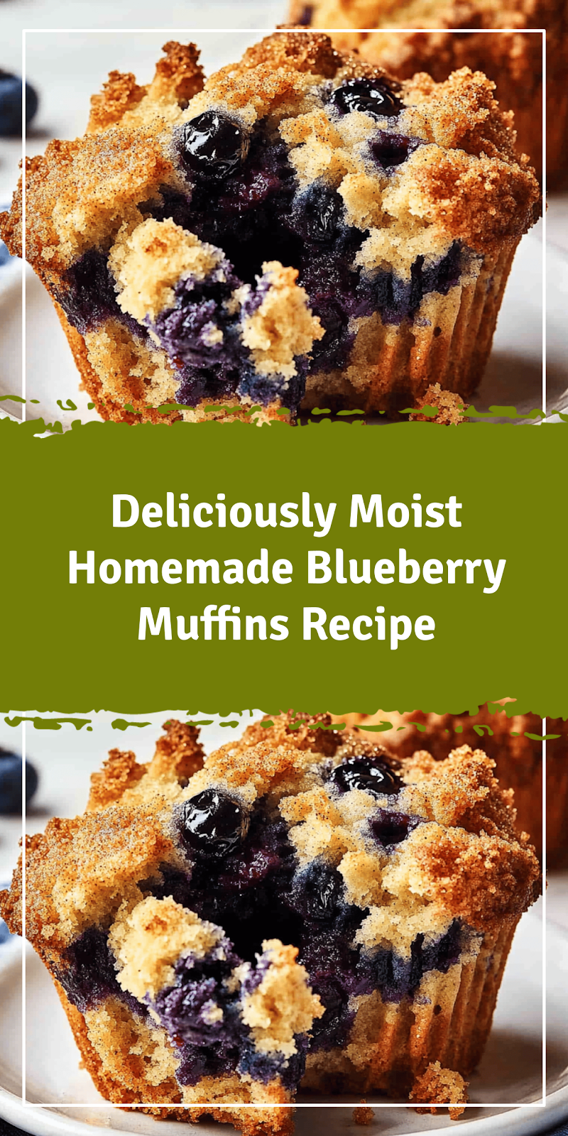 Delicious Homemade Blueberry Muffins Recipe