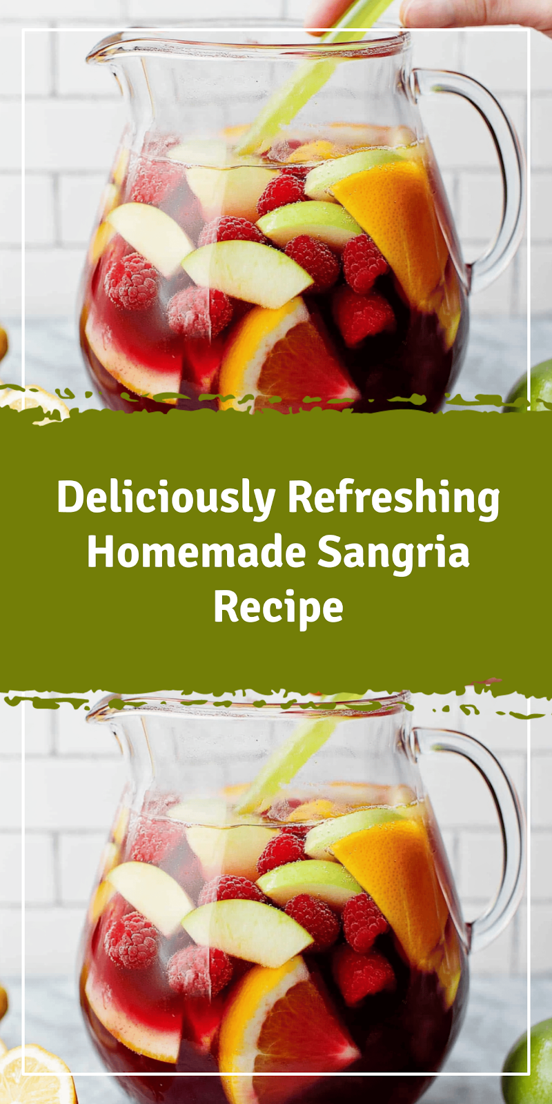 Refreshing Homemade Sangria Recipe