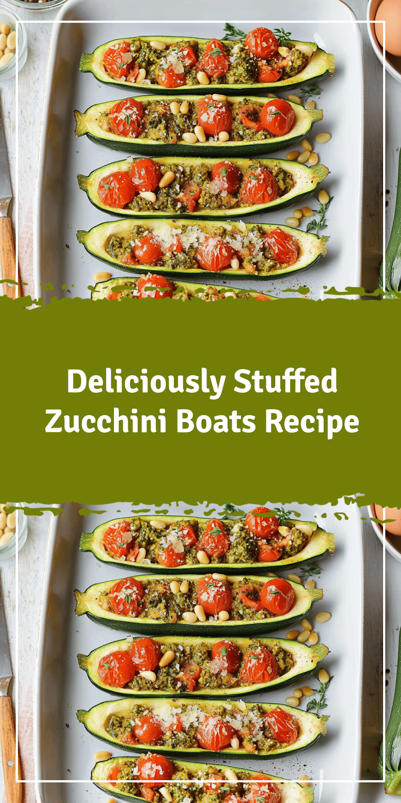 Stuffed Zucchini Boats Recipe for a Healthy Meal