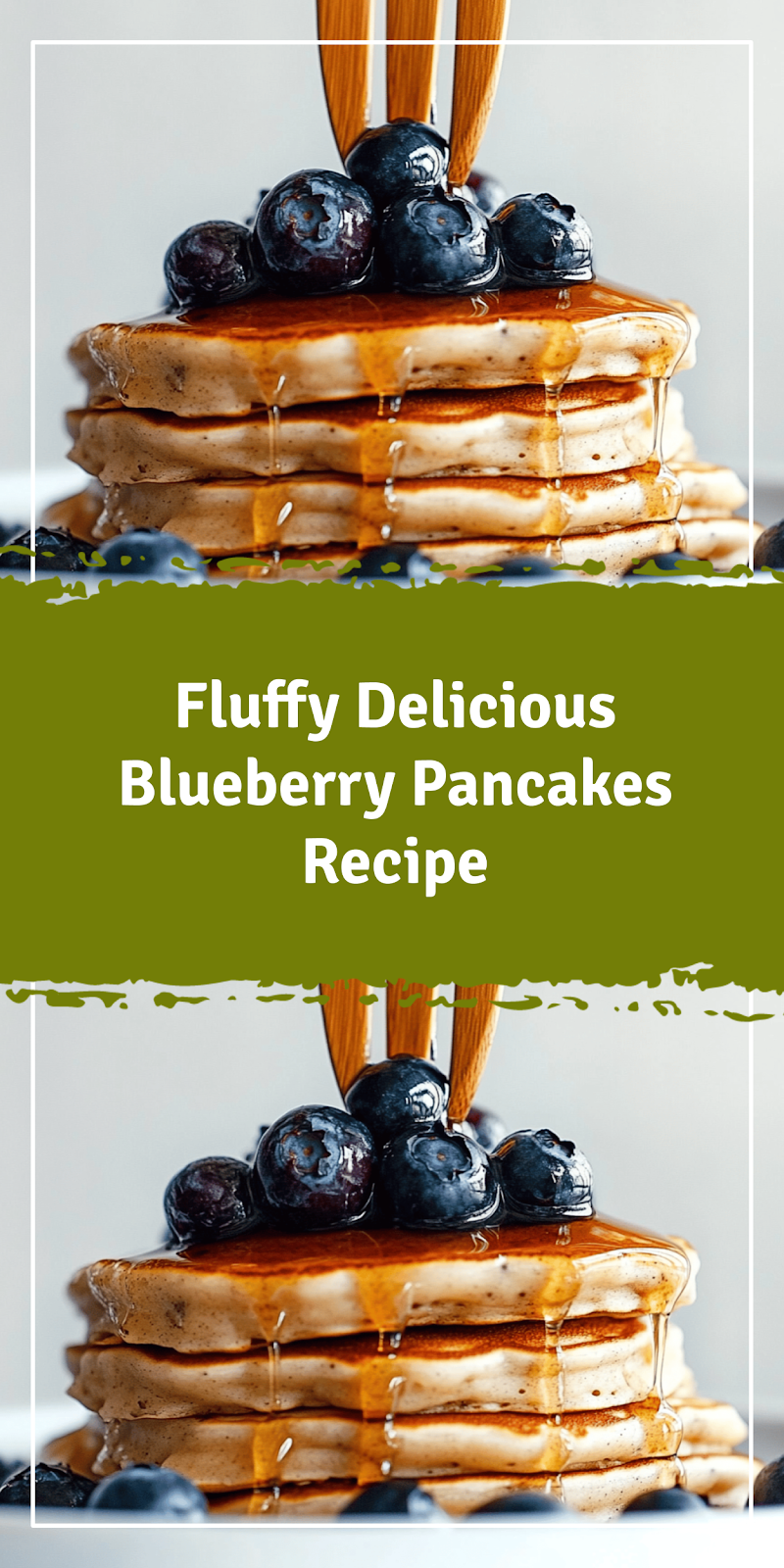 Fluffy Blueberry Pancakes Recipe