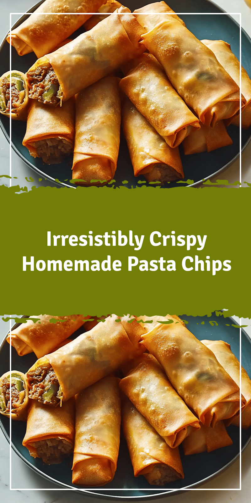 Crispy Homemade Pasta Chips Recipe