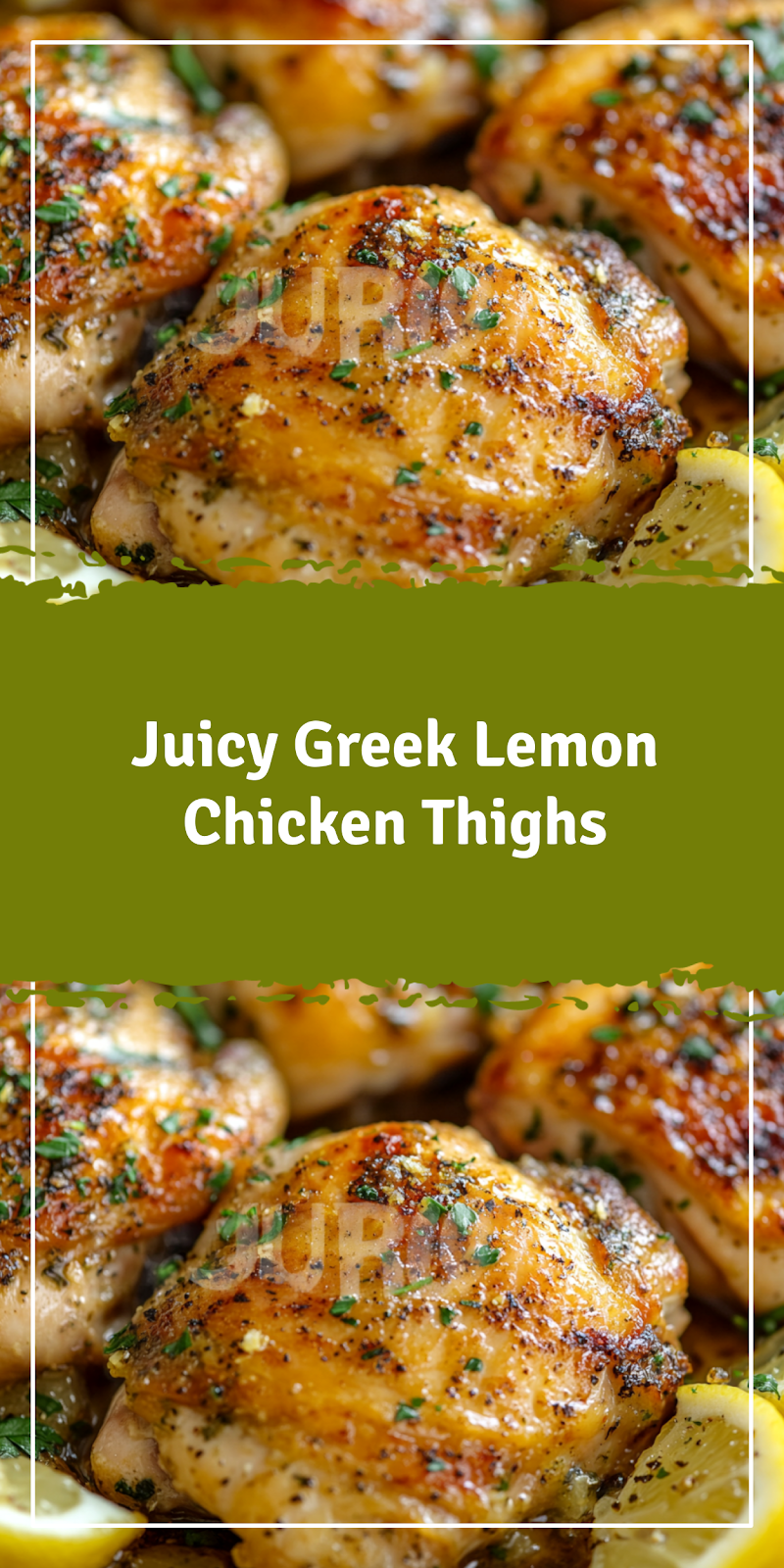Greek Lemon Chicken Thighs