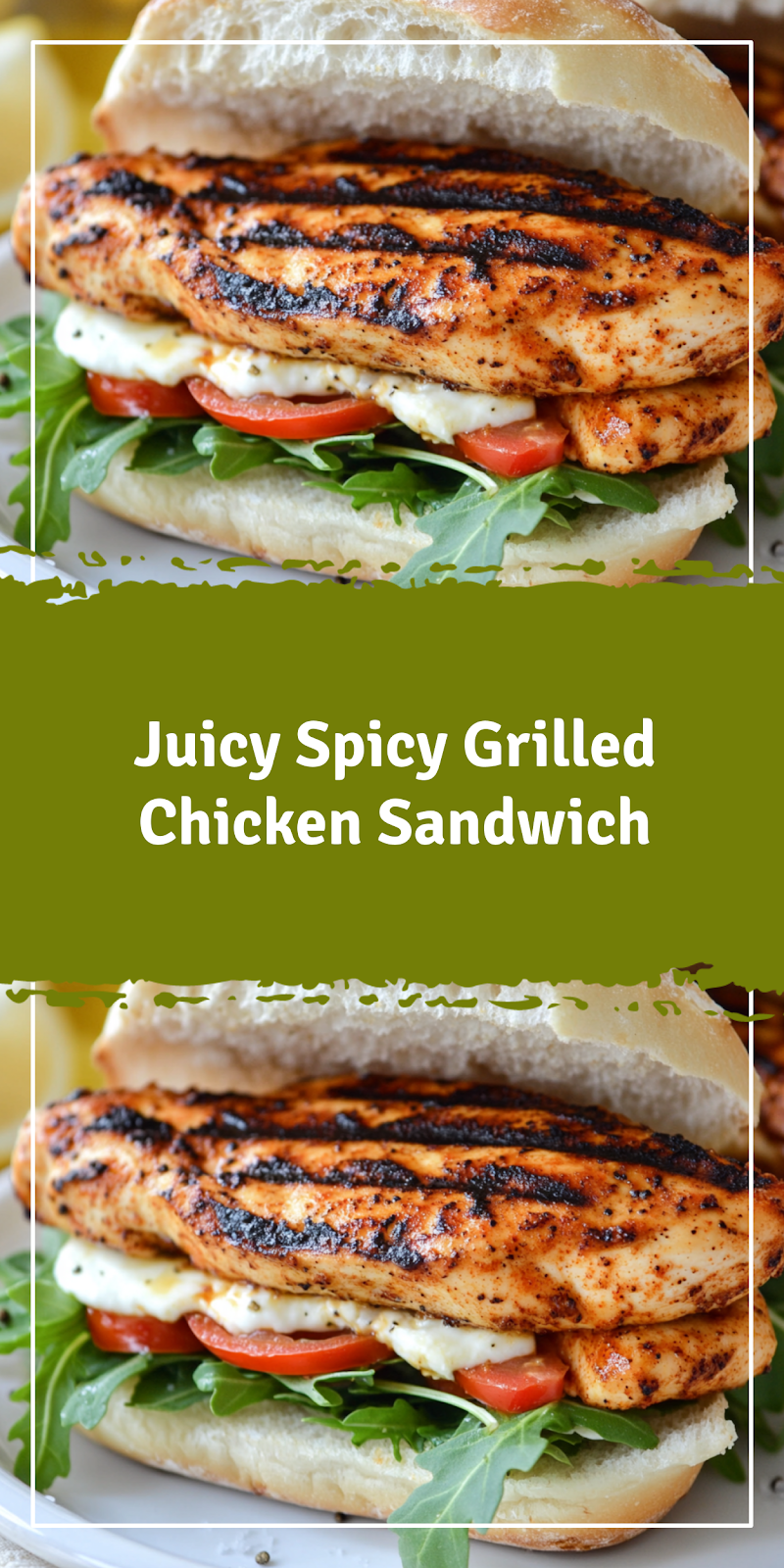 Spicy Grilled Chicken Sandwich