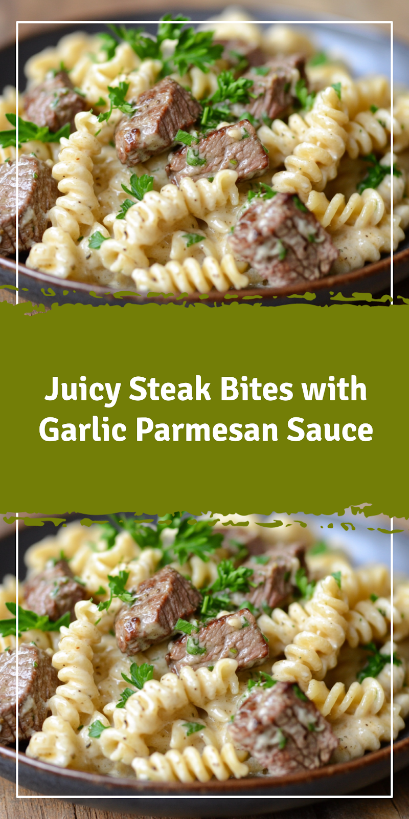 Steak Bites with Garlic Parmesan Sauce