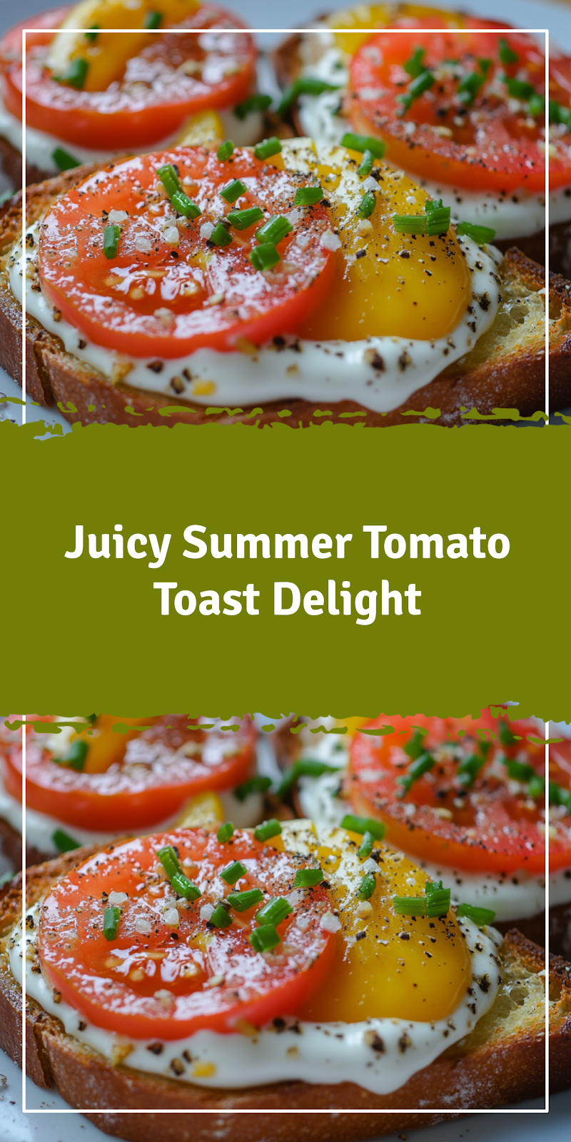 Summer Tomato Toast