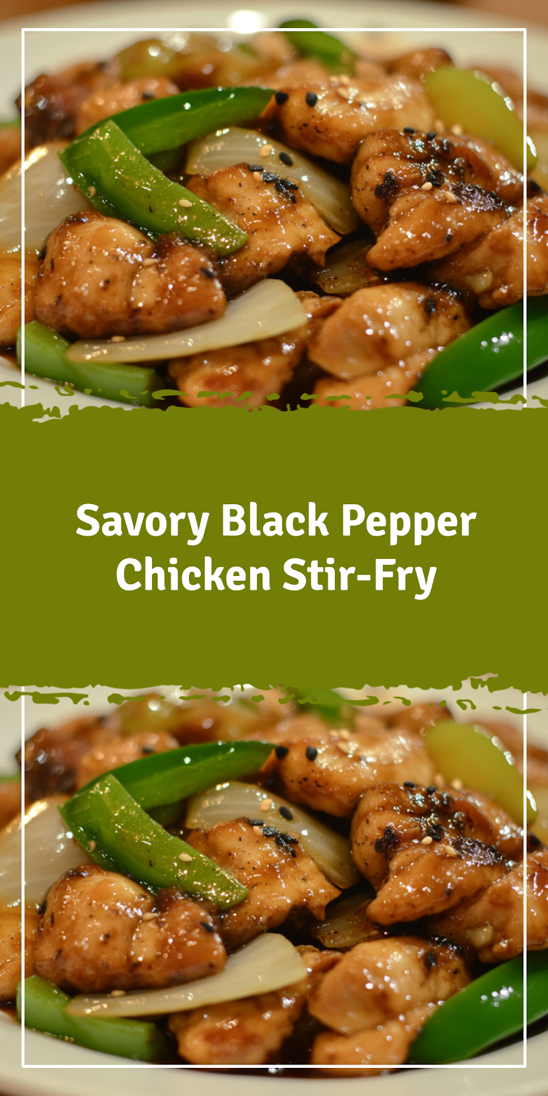 Black Pepper Chicken Stir-Fry