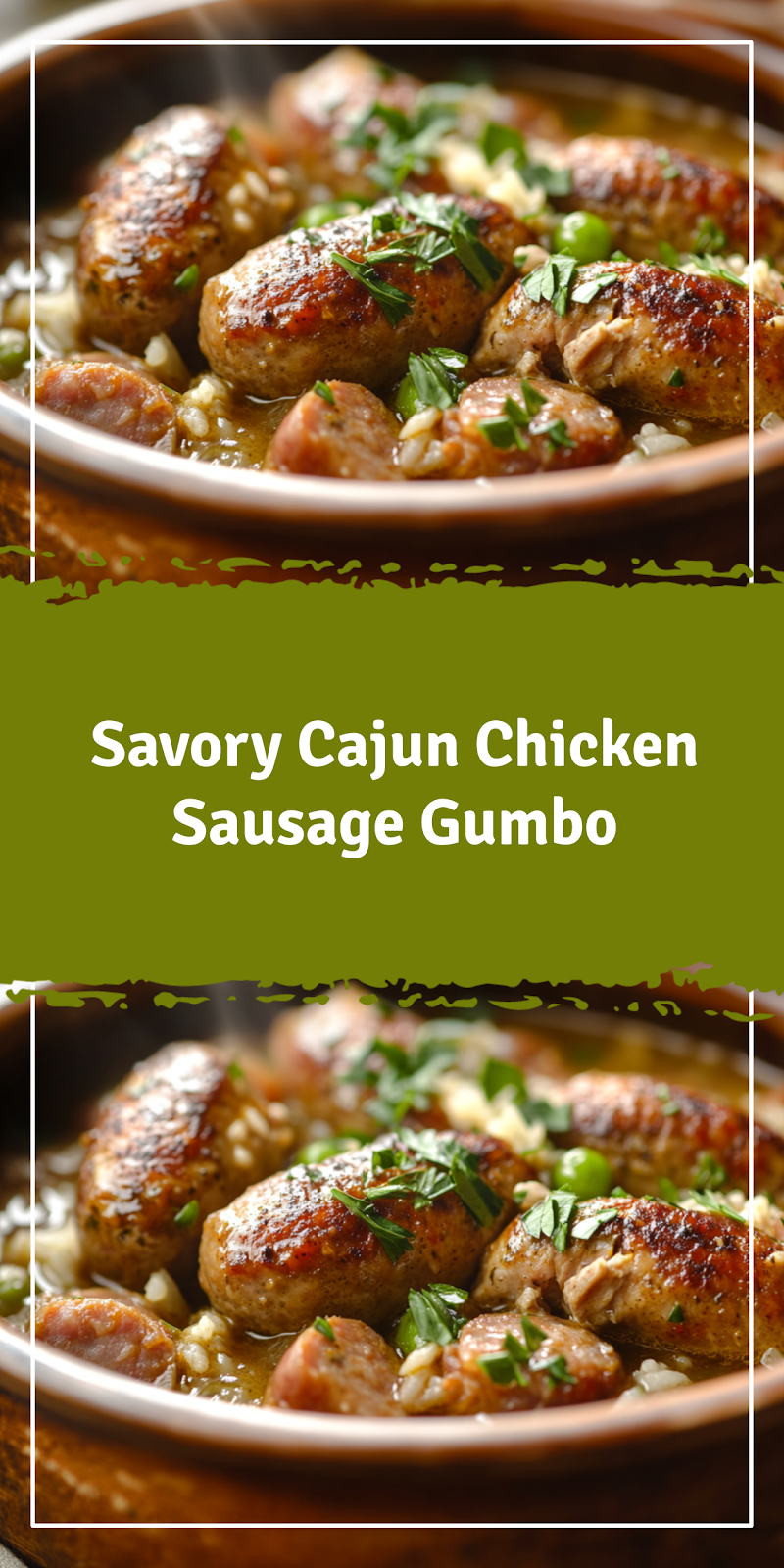 Cajun Chicken Sausage Gumbo