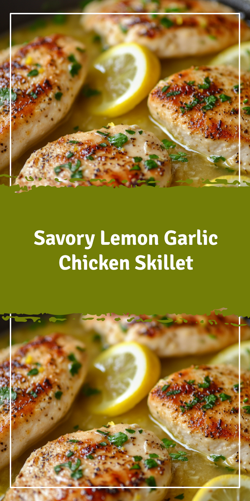 Lemon Garlic Chicken Skillet