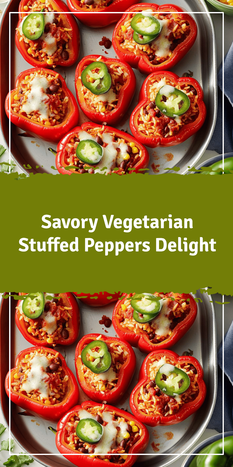 Vegetarian Stuffed Peppers Recipe