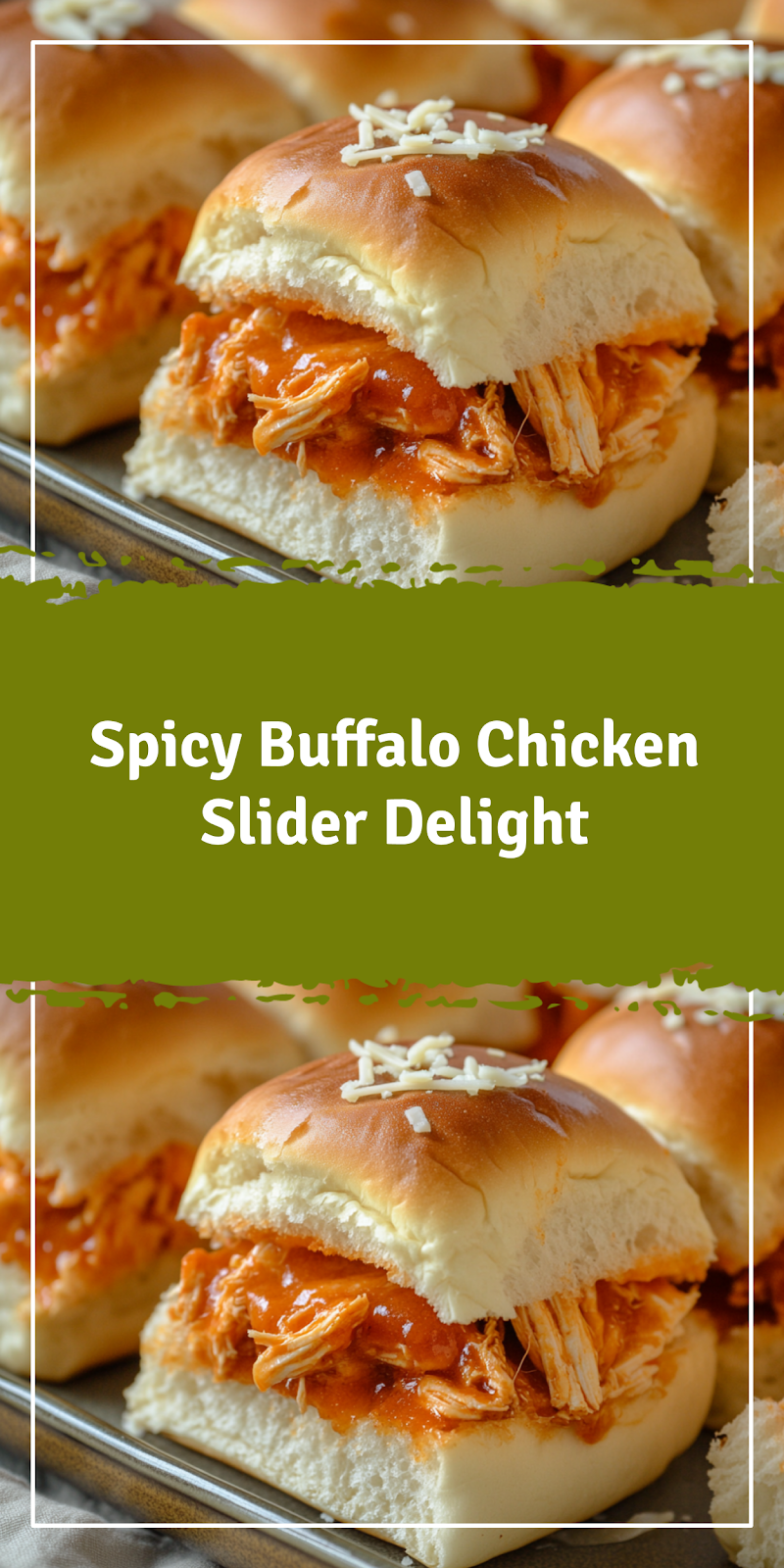 Buffalo Chicken Slider Delight