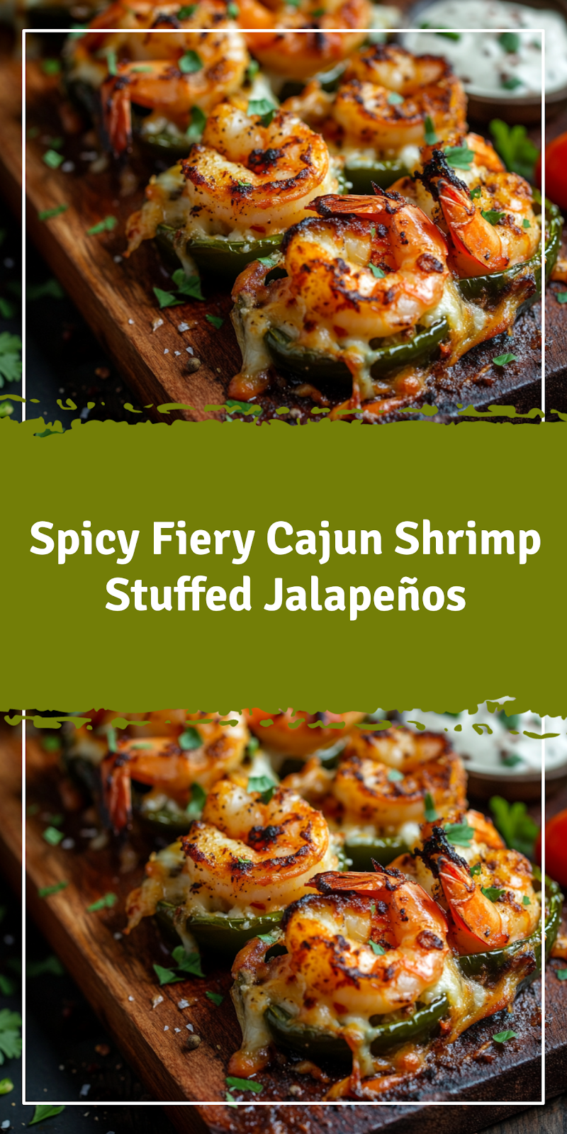 Fiery Cajun Shrimp Stuffed Jalapeños