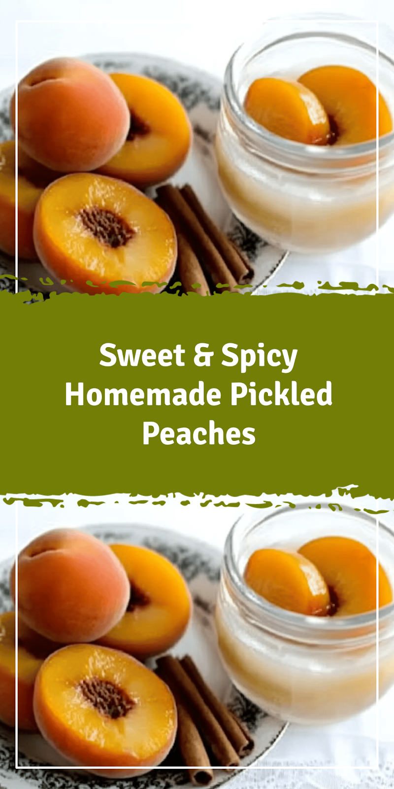 Easy Homemade Pickled Peaches Recipe