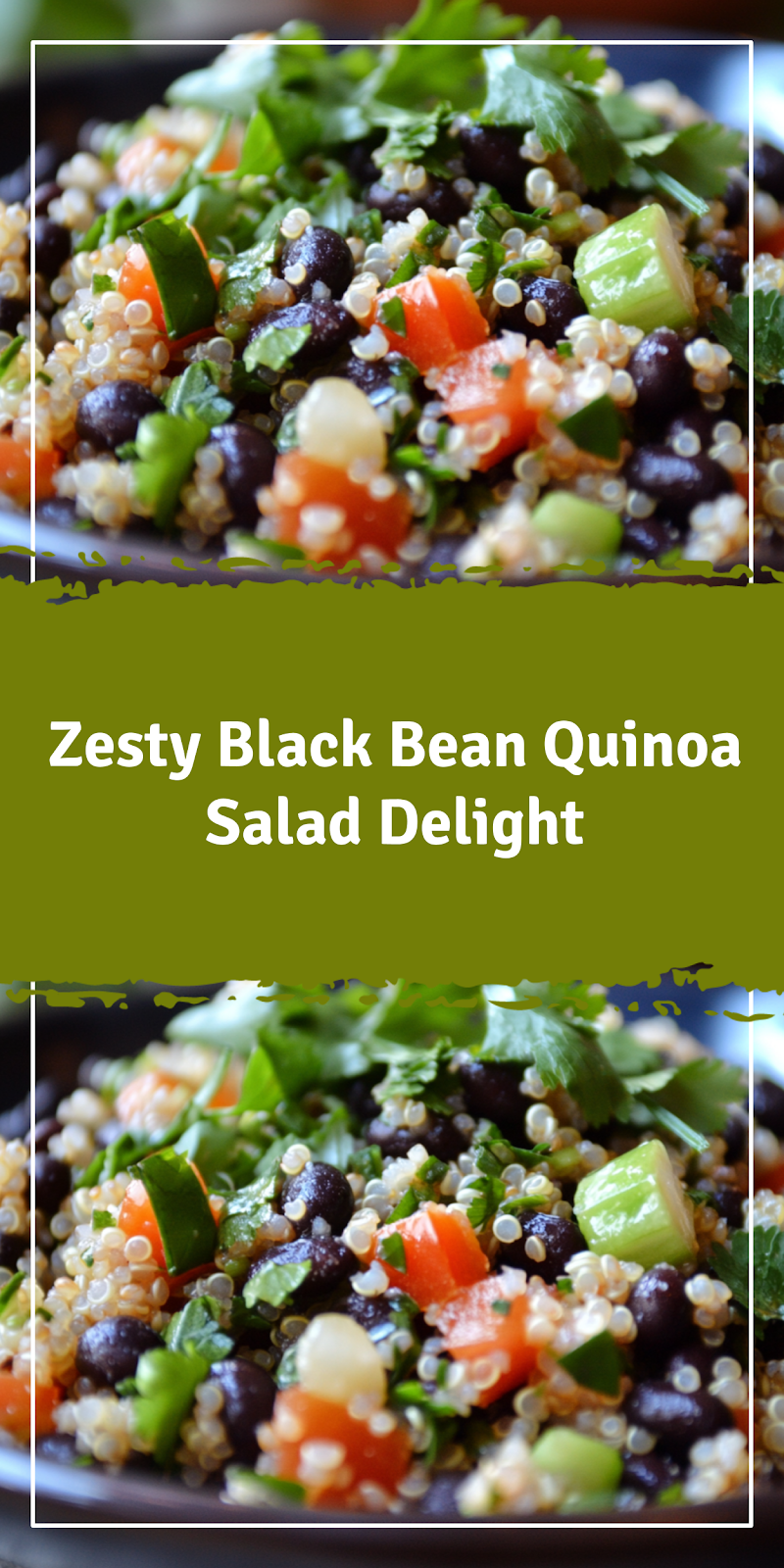 Black Bean Quinoa Salad Delight