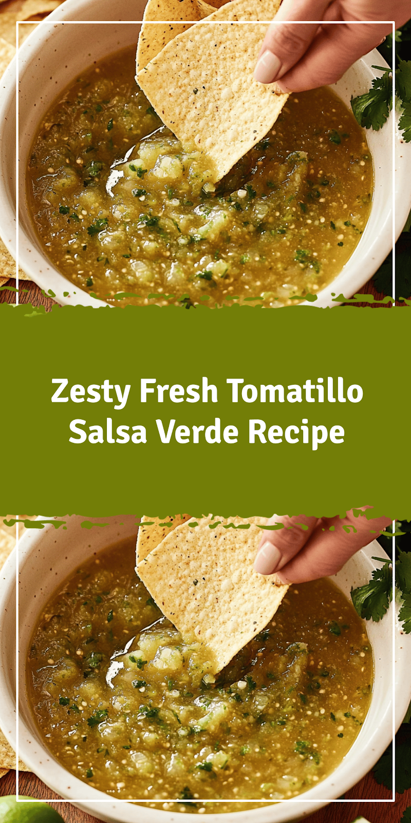 Tomatillo Salsa Verde Recipe for Fresh Flavor