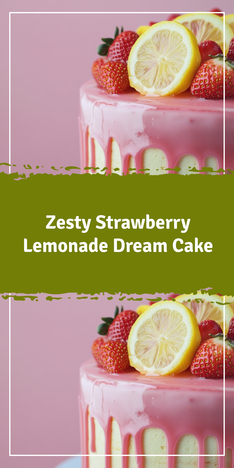 Strawberry Lemonade Cake